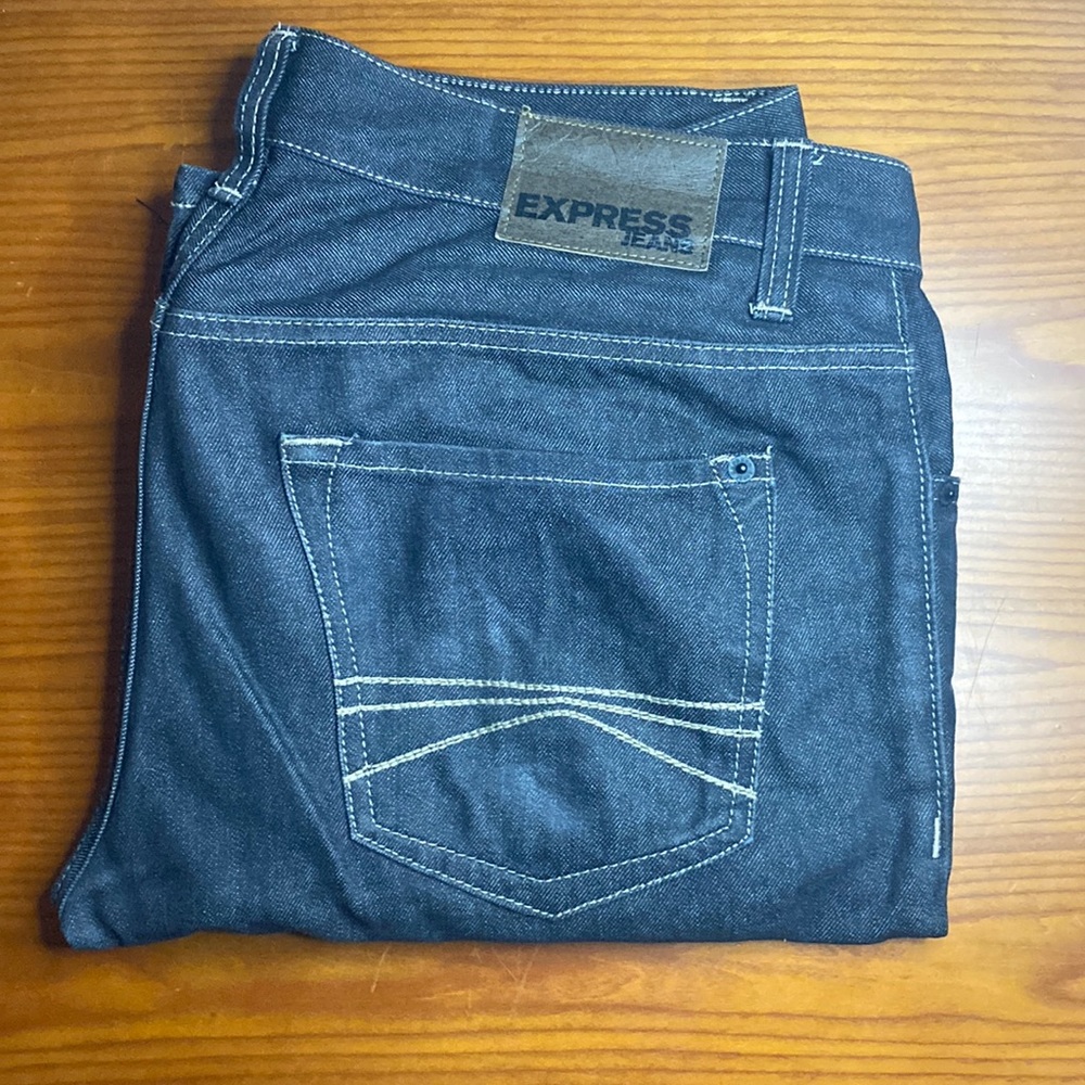 Dark Straight Jeans